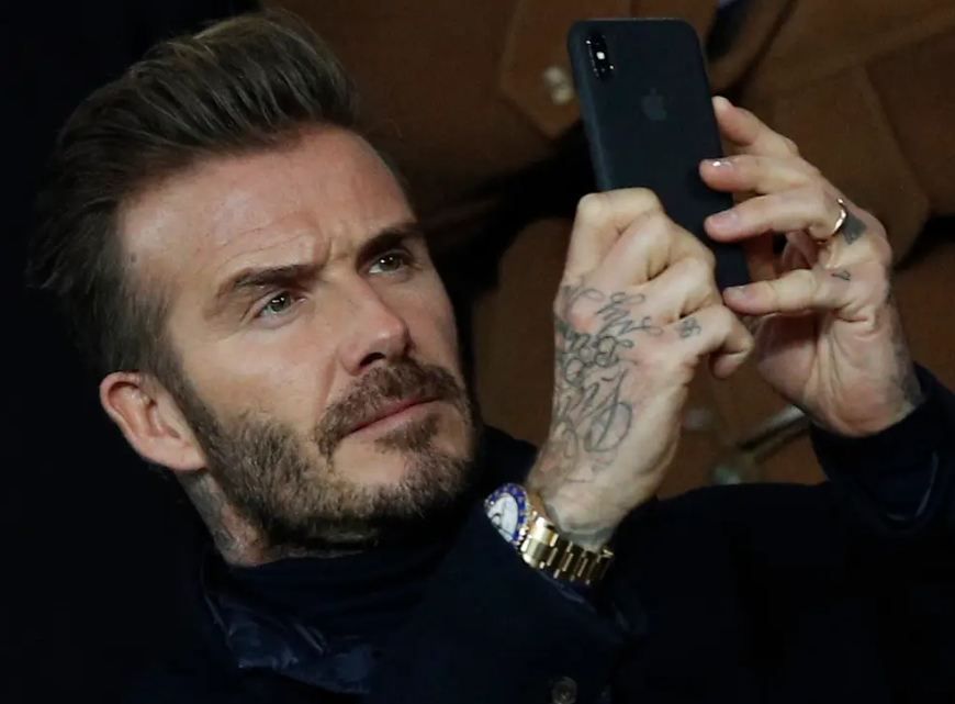 David Beckham Cell Phone Commercial