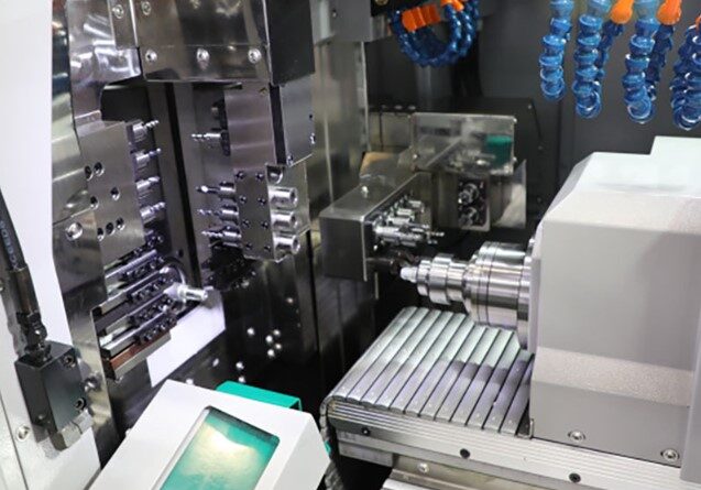 swiss type automatic lathe machine