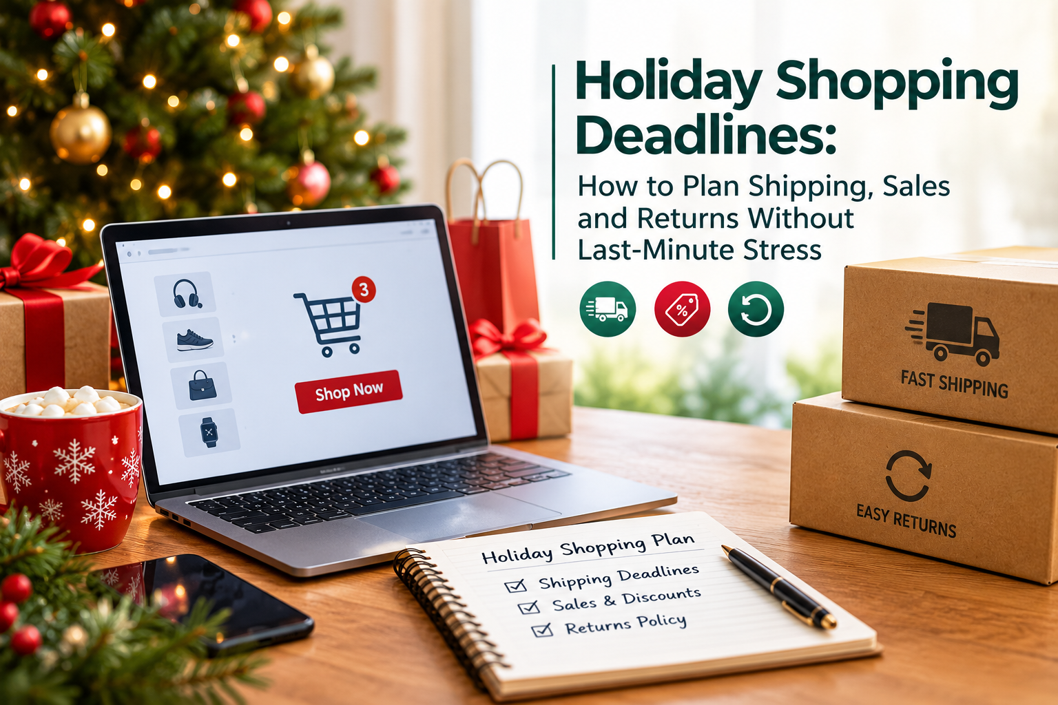 Holiday Shopping Deadlines: How to Plan Shipping, Sales and Returns Without Last-Minute Stress